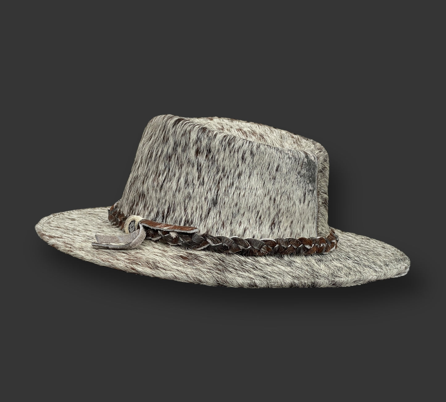 Cowhide Fedora Hat from Ecuador. Perfect sun protection. Highest quality hat. Handmade hat for men and women.