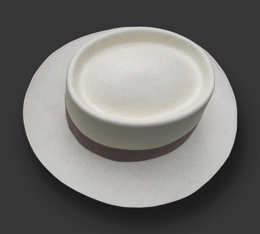 Genuine Panama Hat from Montecristi "Gambler" Fino fino - andeanstyle