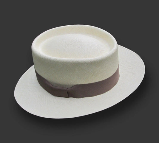 Genuine Panama Hat from Montecristi "Gambler" Fino fino - andeanstyle