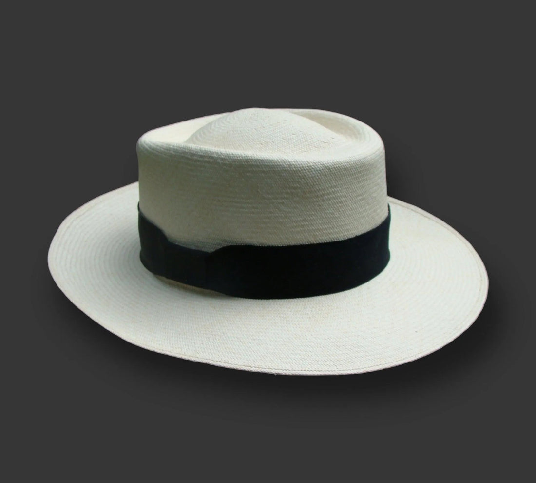 Panama Hat from Montecristi "Gambler" Fino - TomHats