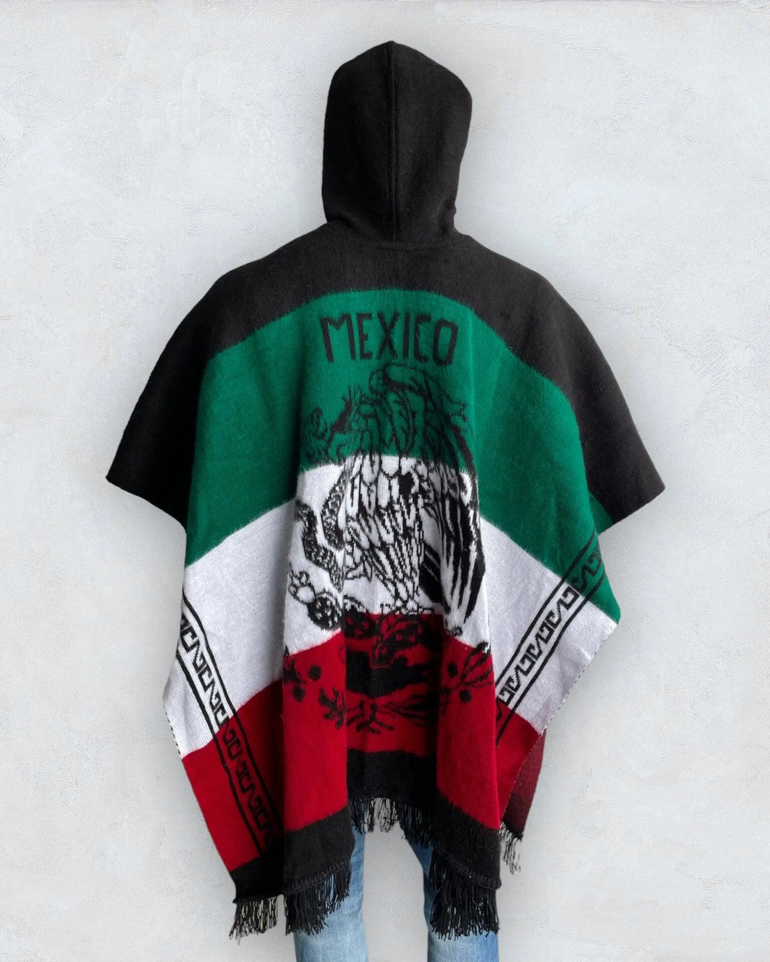 Poncho Hood Wool Mexico - TomHats