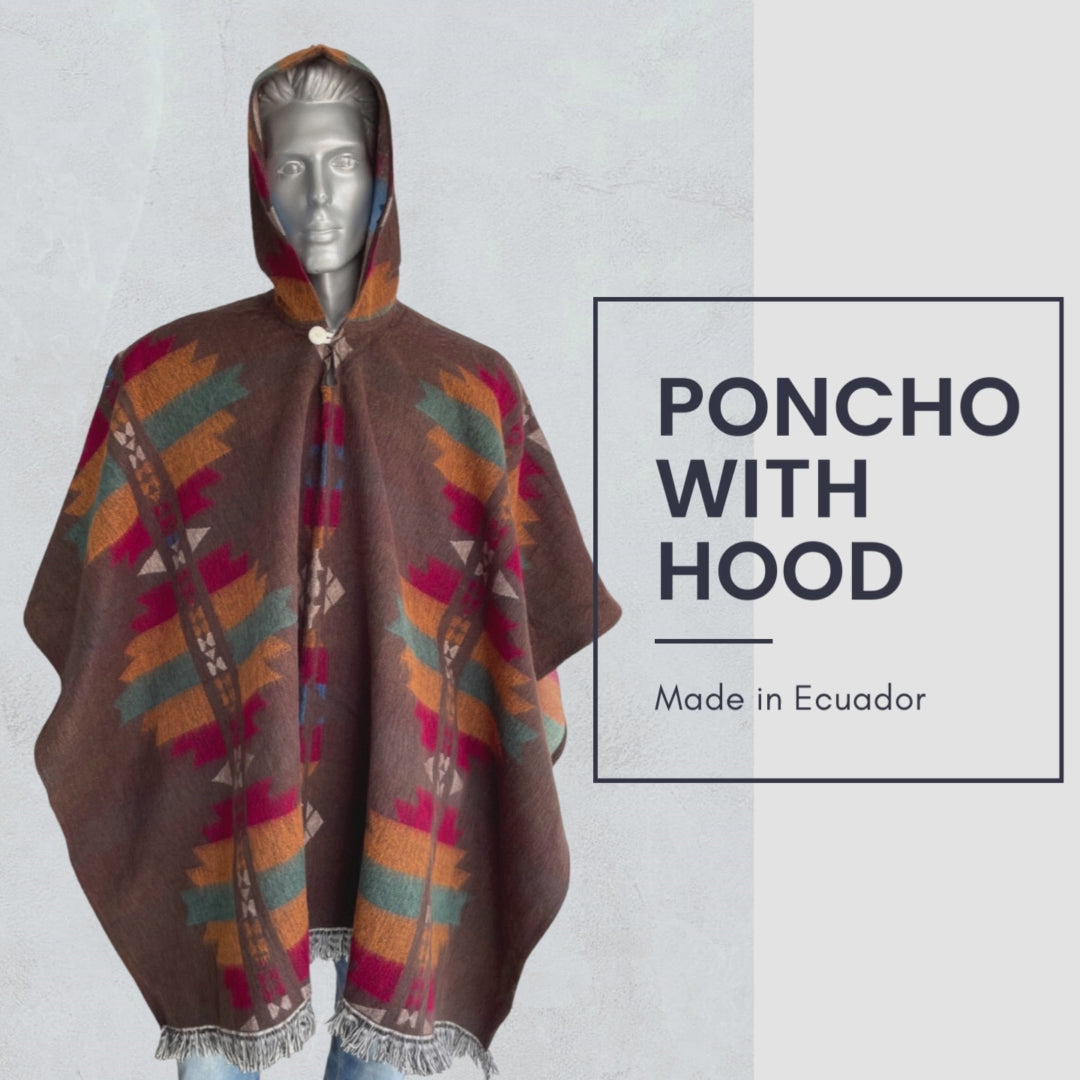 Poncho with hood
